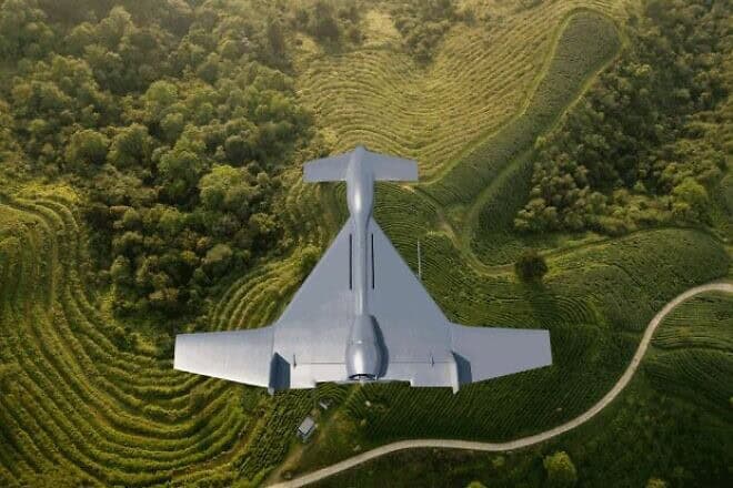 Israel's Harop suicide drone: Credit: IAI.