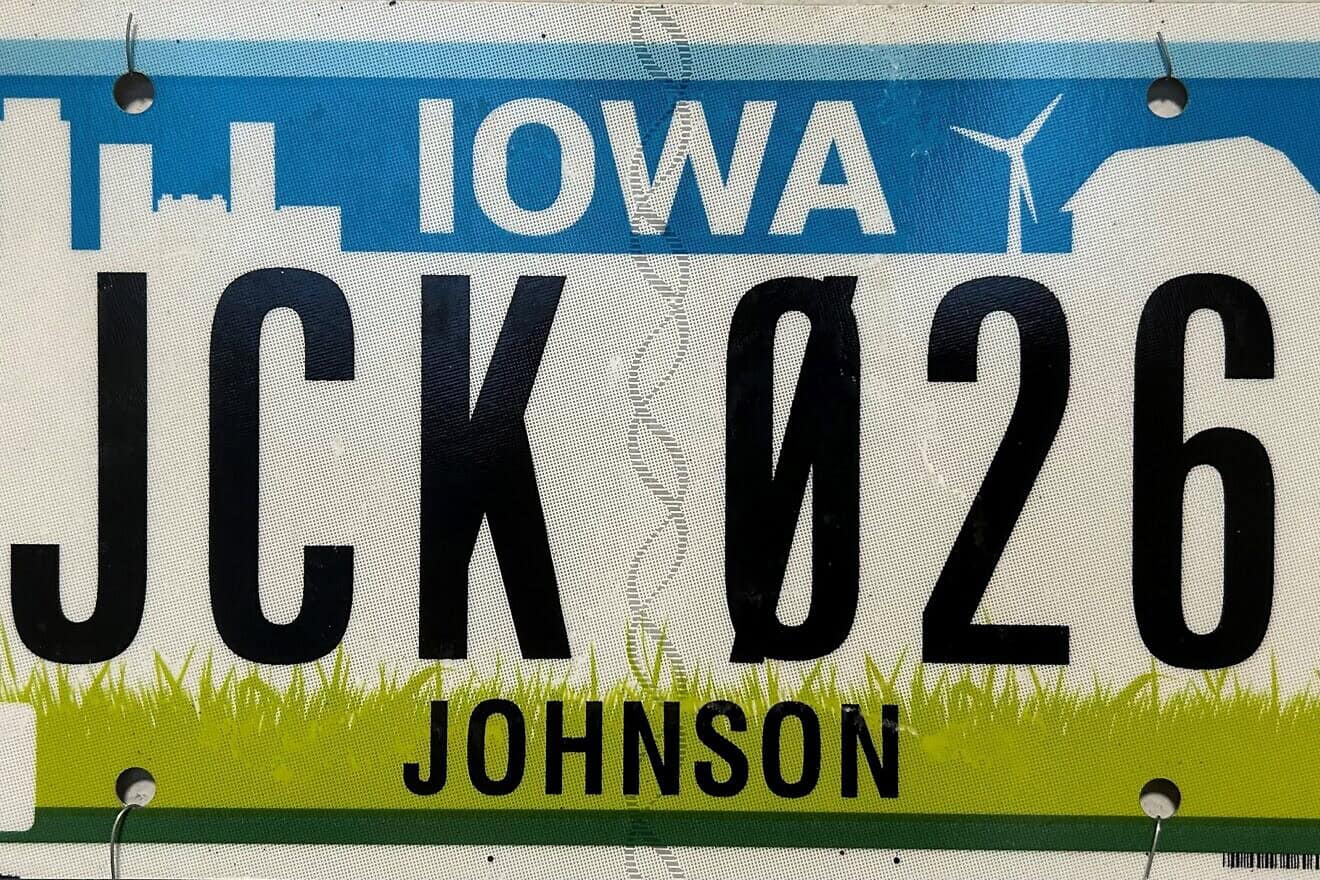 Officials call for Iowa driver to change custom ‘M3INKPF’ license plate ...