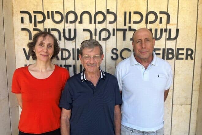 From left: Professors Ruth Heller, Yoav Benjamini and Daniel Yekutieli. Credit: TAU.
