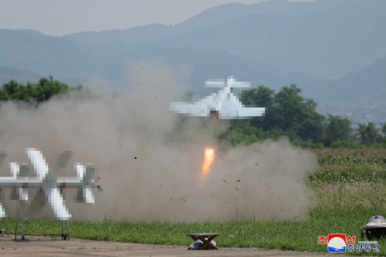 Image of a "suicide drone" developed by North Korea. Credit: DPRK.