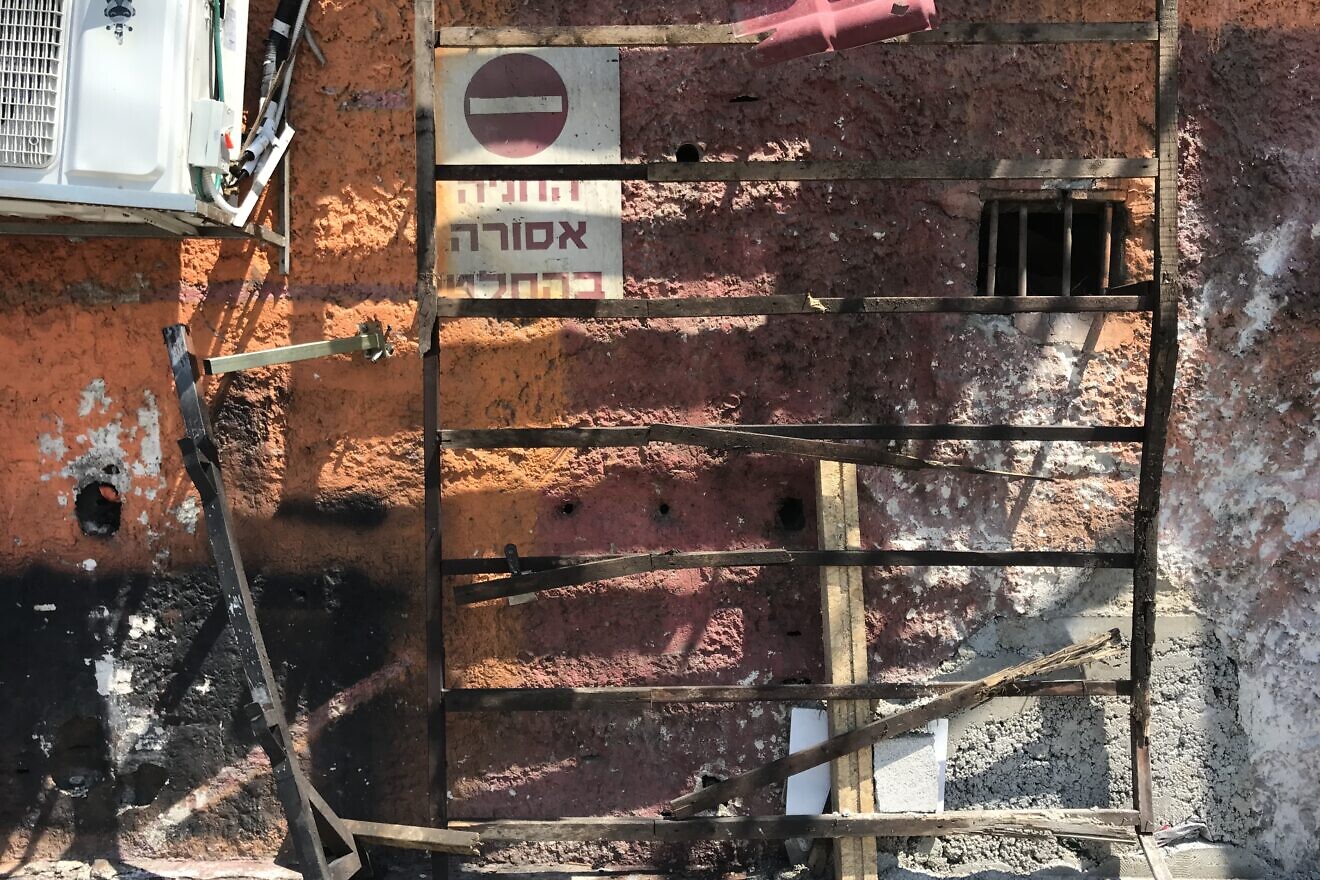 The site of a suicide bombing attack in Tel Aviv near a synagogue named for Rabbi Shimon bar Yochai on Aug. 18, 2024. Credit: Courtesy.
