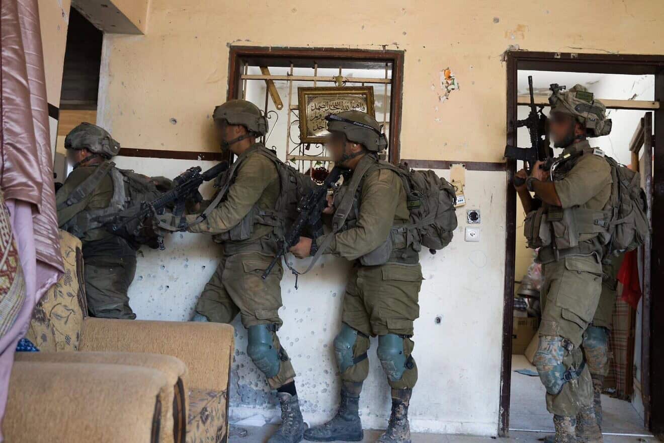 Israeli troops during operational activity in the Gaza Strip, August 2024. Credit: IDF.