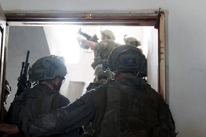 Israeli troops during operational activity in the Gaza Strip, August 2024. Credit: IDF.