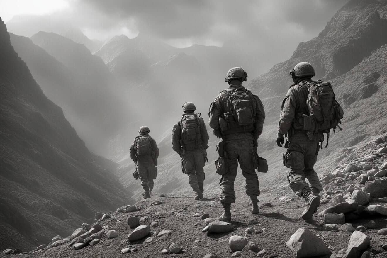 An illustrative image of American soldiers in Afghanistan. Source: DeepAI.