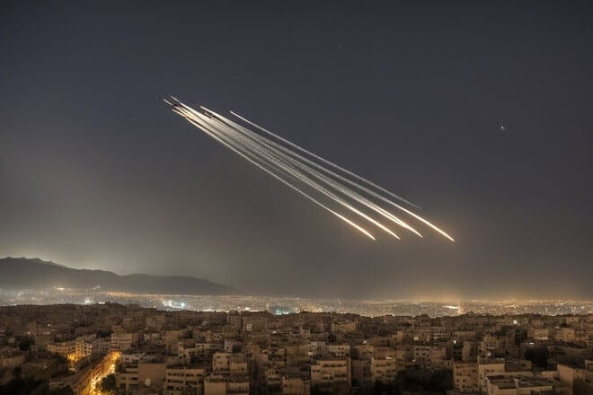 An illustrative image of rockets being fired. Source: DeepAI.