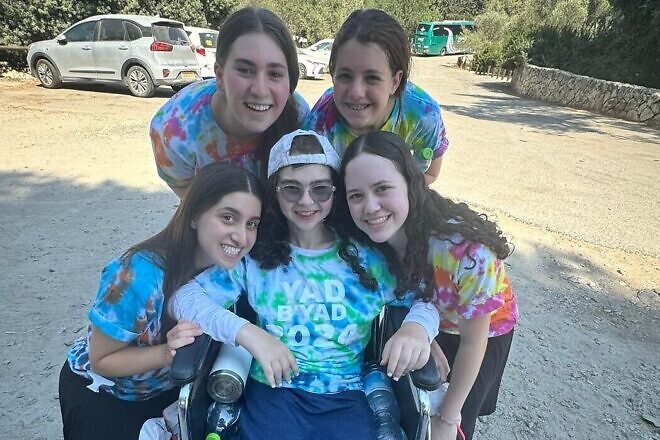 Teens in the Yad B'Yad summer program visit Israel. Credit: Courtesy of Yachad/Orthodox Union.