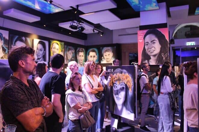 The "Faces of Oct. 7" exhibition in Jerusalem, Sept. 24, 2024. Credit: Courtesy.