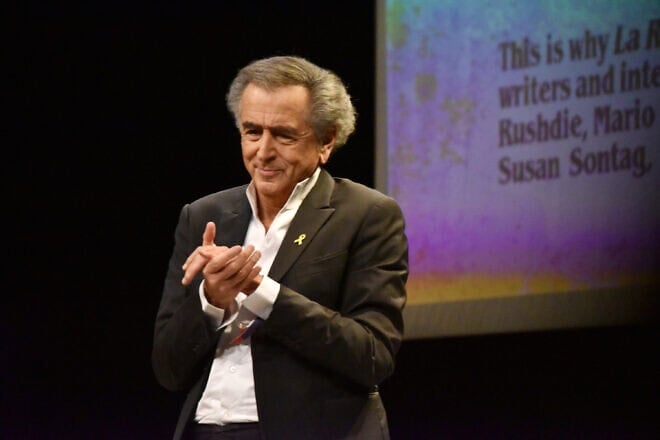Bernard-Henri Lévy attends the “L'Europe Contre L'Antisemitisme” Press Conference at Theatre Antoine in Paris on June 3, 2024. Photo by Foc Kan/WireImage.