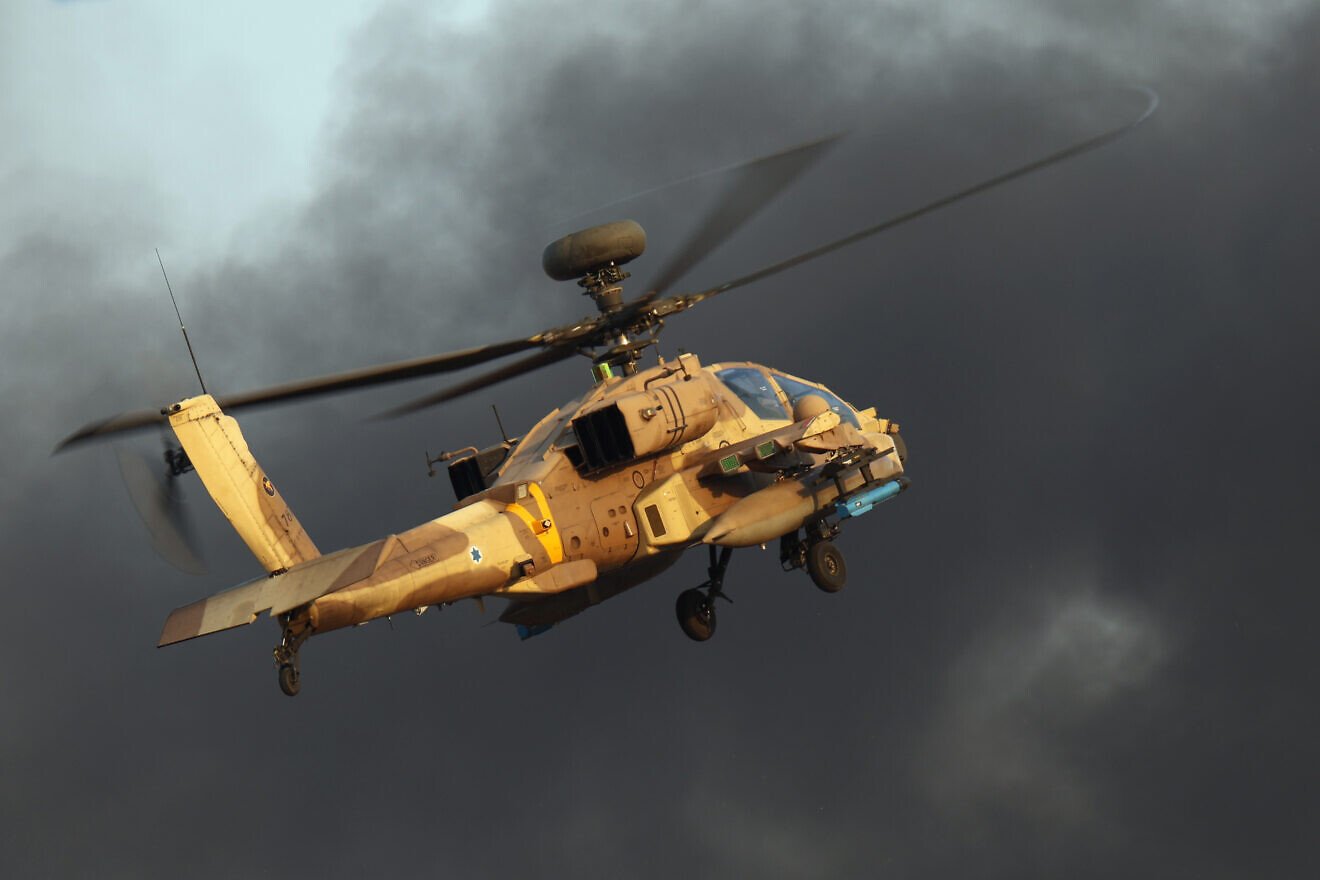 AH-64 Apache Helicopter, July 6, 2021. Photo by Ofer Zidon/Flash90.