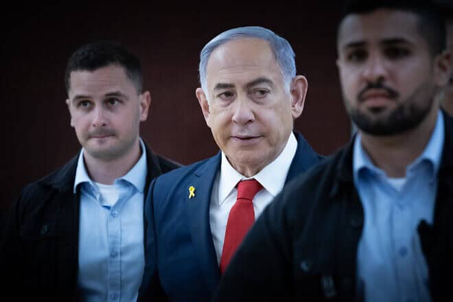 Prime Minister Benjamin Netanyahu at the Knesset in Jerusalem, Sept. 9, 2024. Photo by Yonatan Sindel/Flash90.