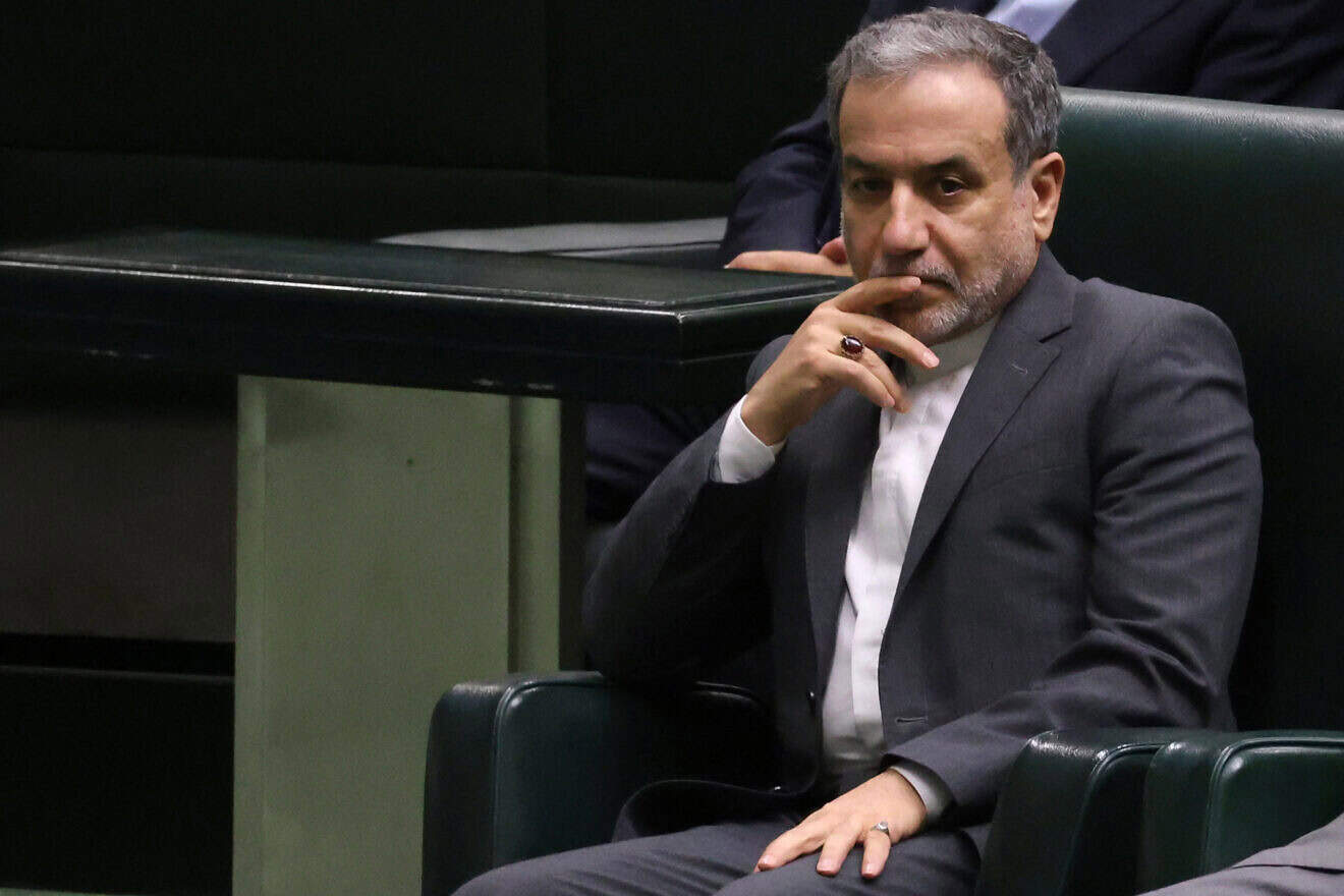 Iranian Foreign Minister Abbas Araghchi attends a parliament session in the capital Tehran, Aug. 17, 2024. Photo by Atta Kenare/AFP via Getty Images.