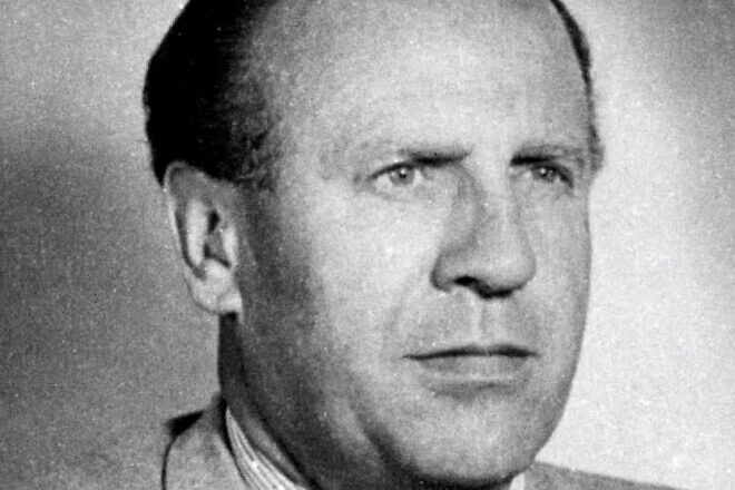 Oskar Schindler in Argentina after 1945. Credit: Wikimedia Commons.