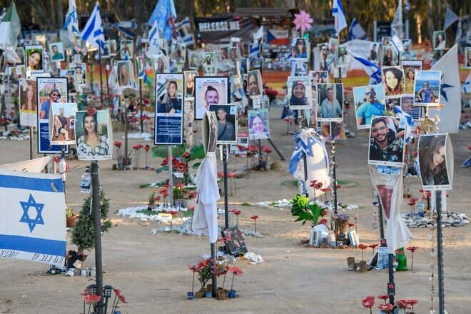 The site of the Nova music festival in southern Israel, where 364 people were slaughtered on Oct. 7, 2023, by Hamas and Palestinian terrorists who infiltrated the border with the Gaza Strip, Sept. 24, 2024. Photo by Israel Hadari/Flash90.