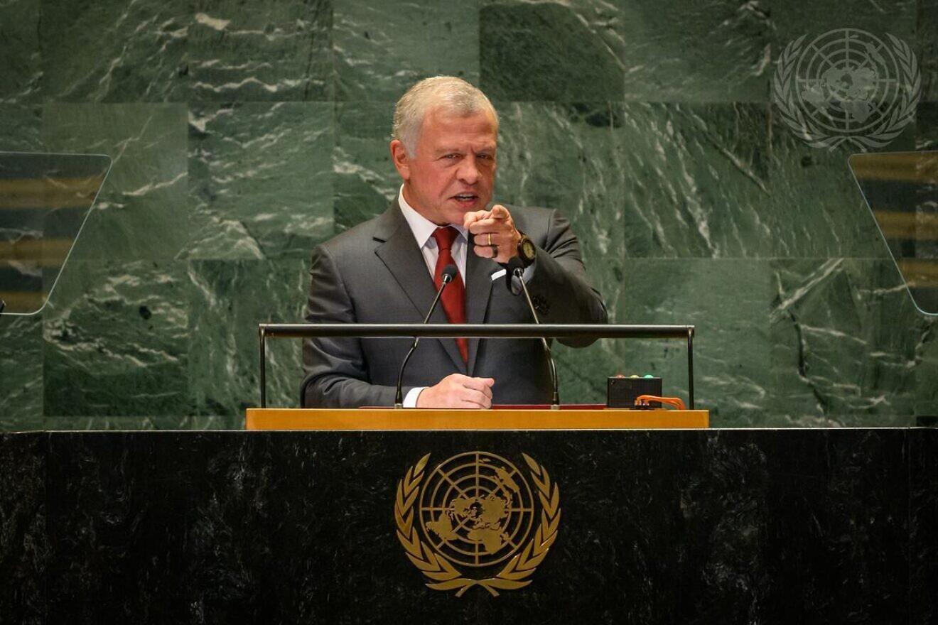 King Abdullah II of Jordan addresses the general debate of the General Assembly’s 79th session on Sept. 24, 2024. Credit: Loey Felipe/U.N. Photo.