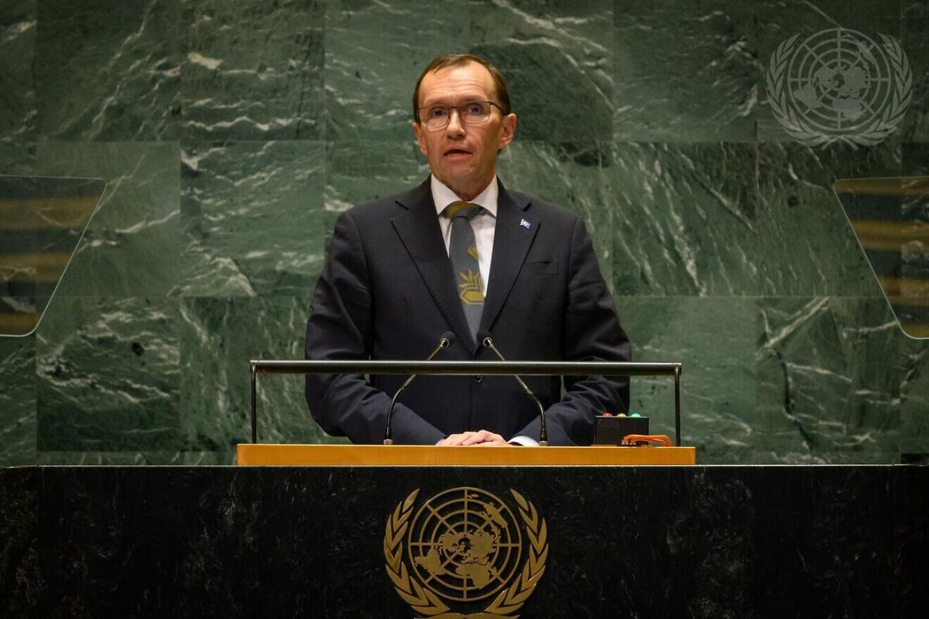 Espen Barth Eide, the Norwegian foreign affairs minister, addresses the general debate of the United Nations General Assembly’s 79th session on Sept. 28, 2024. Credit: Loey Felipe/U.N. Photo.