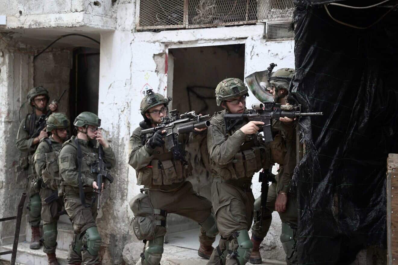 Israeli troops during counterterrorism activity in Tulkarem, northwestern Samaria, September 2024. Credit: IDF.