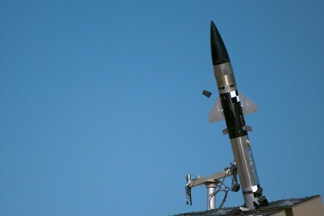 An Iron Dome interceptor in Israel. Credit: Israel Ministry of Defense Archives.