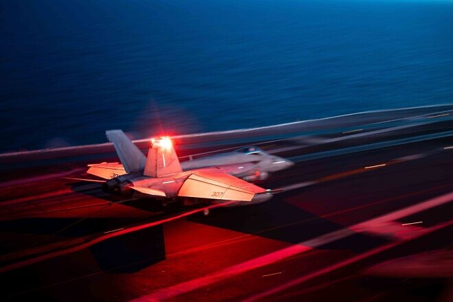 An F/A-18E Super Hornet, attached to the “Sunliners” of Strike Fighter Squadron (VFA) 81, lands on the flight deck of the Nimitz-class aircraft carrier USS Harry S. Truman (CVN 75), Oct. 18, 2024. Credit: Mass Communications Specialist 3rd Class Darren Cordoviz/U.S. Navy Photo.