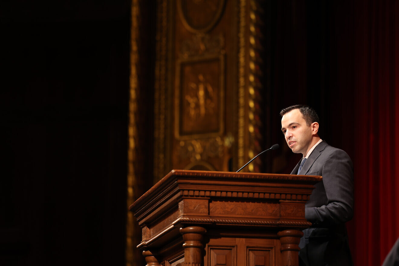 New Jersey Gov. Phil Murphy nominates Matt Platkin to be the attorney general of New Jersey on Feb. 3, 2022. Credit: Edwin J. Torres/NJ Governor’s Office.