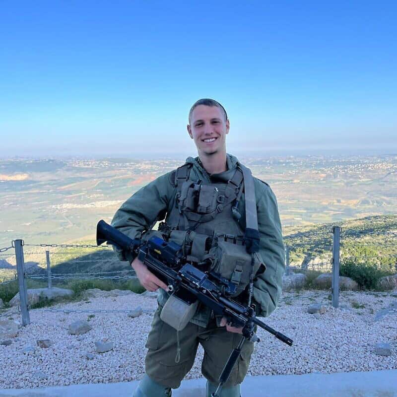 Sgt. Binyamin Meir Airley. Credit: Courtesy of Jennifer Averbuch Airley.