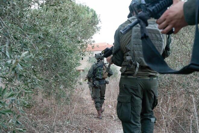 Israeli soldiers during operational activity in Southern Lebanon, October 2024. Credit: IDF.