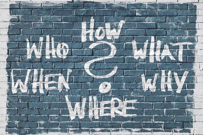 Questions pertaining to use of language. Credit: geralt/Pixabay.