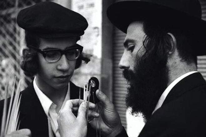 Sukkot in Jerusalem, 1979. Photo by Dov Dafnai, KKL Archives.