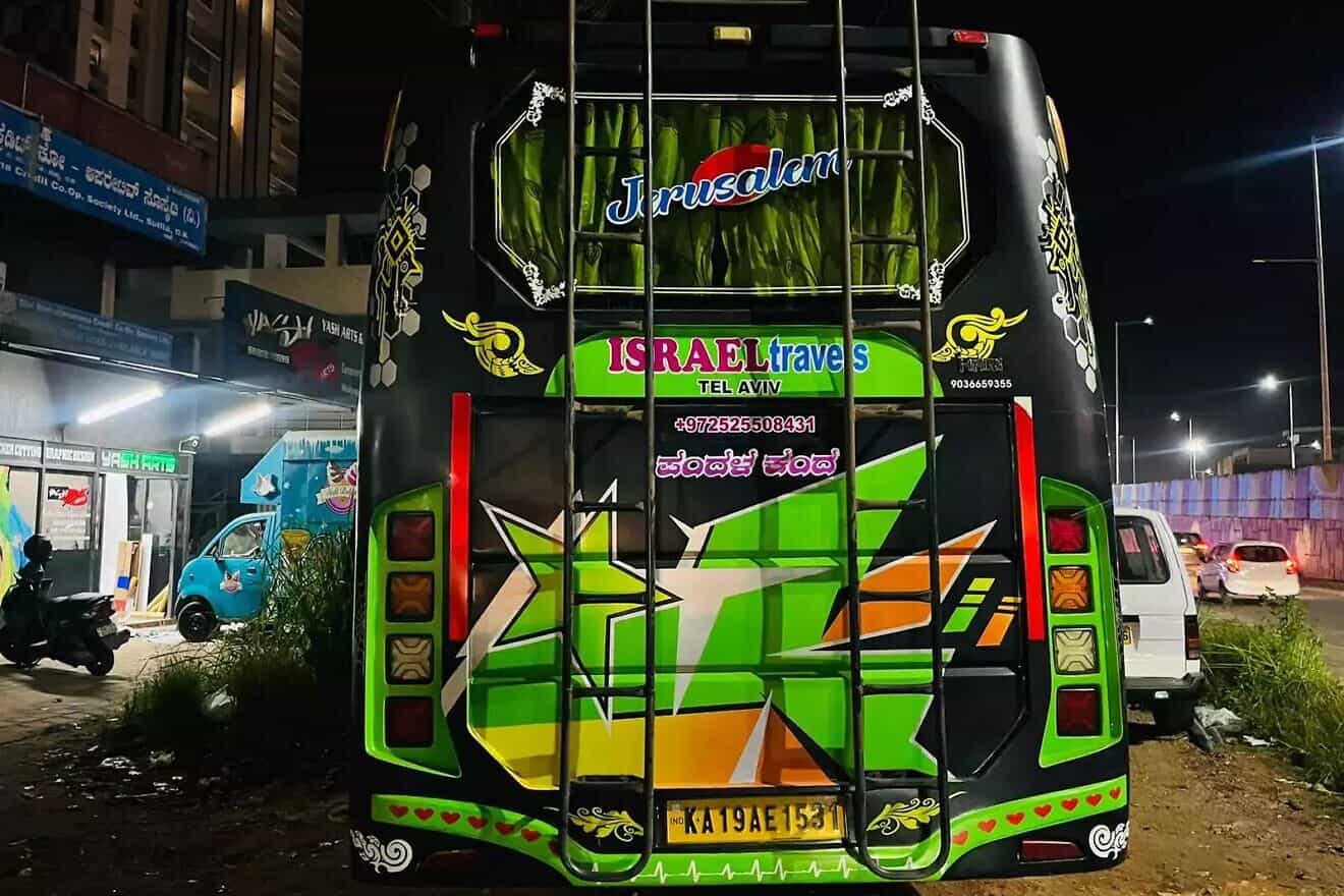 The controversial bus after being renamed. Credit: Courtesy.