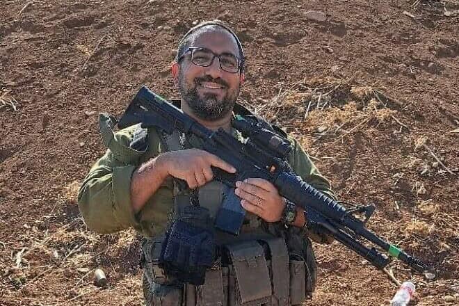IDF Sgt. Maj. (Res.) Ronny Ganizate, who fell in battle in Southern Lebanon on Oct. 9, 2024. Credit: IDF.