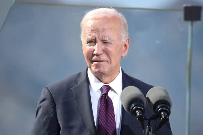 U.S. President Joe Biden speaks at the Gila Crossing Community School in Laveen, Ariz., on Oct. 25, 2024. Credit: Gage Skidmore/Creative Commons.