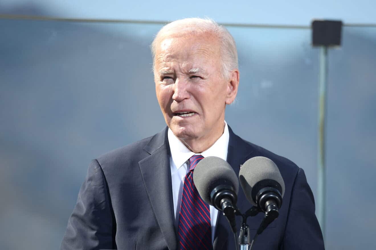 U.S. President Joe Biden speaks at the Gila Crossing Community School in Laveen, Ariz., on Oct. 25, 2024. Credit: Gage Skidmore/Creative Commons.