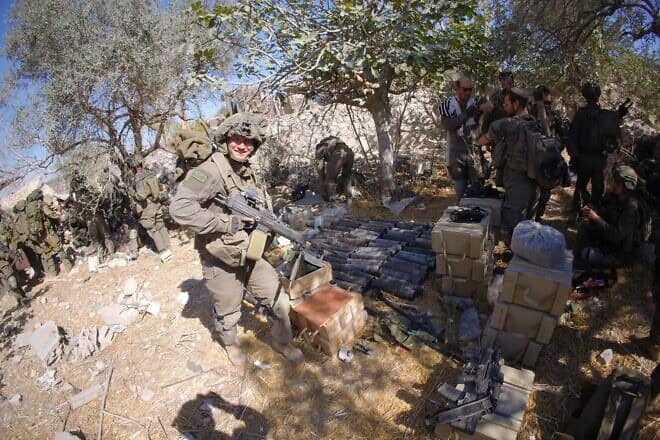Benjamin Sipzner, a member of the Israel Defense Forces' Alexandroni Brigade, in Lebanon. Credit: Courtesy.