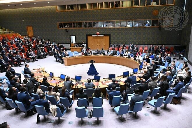 The U.N. Security Council votes on a resolution on the Middle East, Nov. 20, 2024. Credit: Evan Schneider/U.N. Photo.