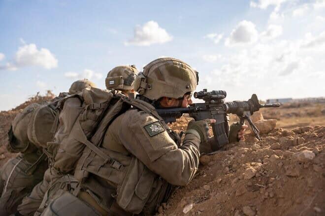 Israeli forces operating in the Gaza Strip, November 2024. Credit: IDF.