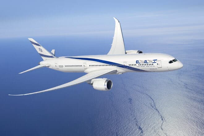 An El Al 787 Dreamliner. Credit: Courtesy.