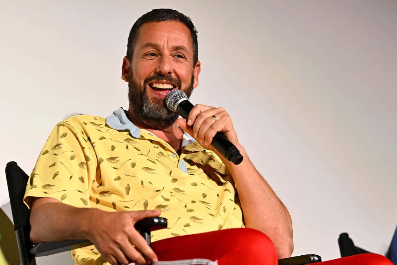 Adam Sandler speaks onstage during the Adam Sandler: Love You Netflix NY Special Screening at The Paris Theatre in New York City on Aug. 20, 2024. Photo: Roy Rochlin via Getty Images for Netflix.