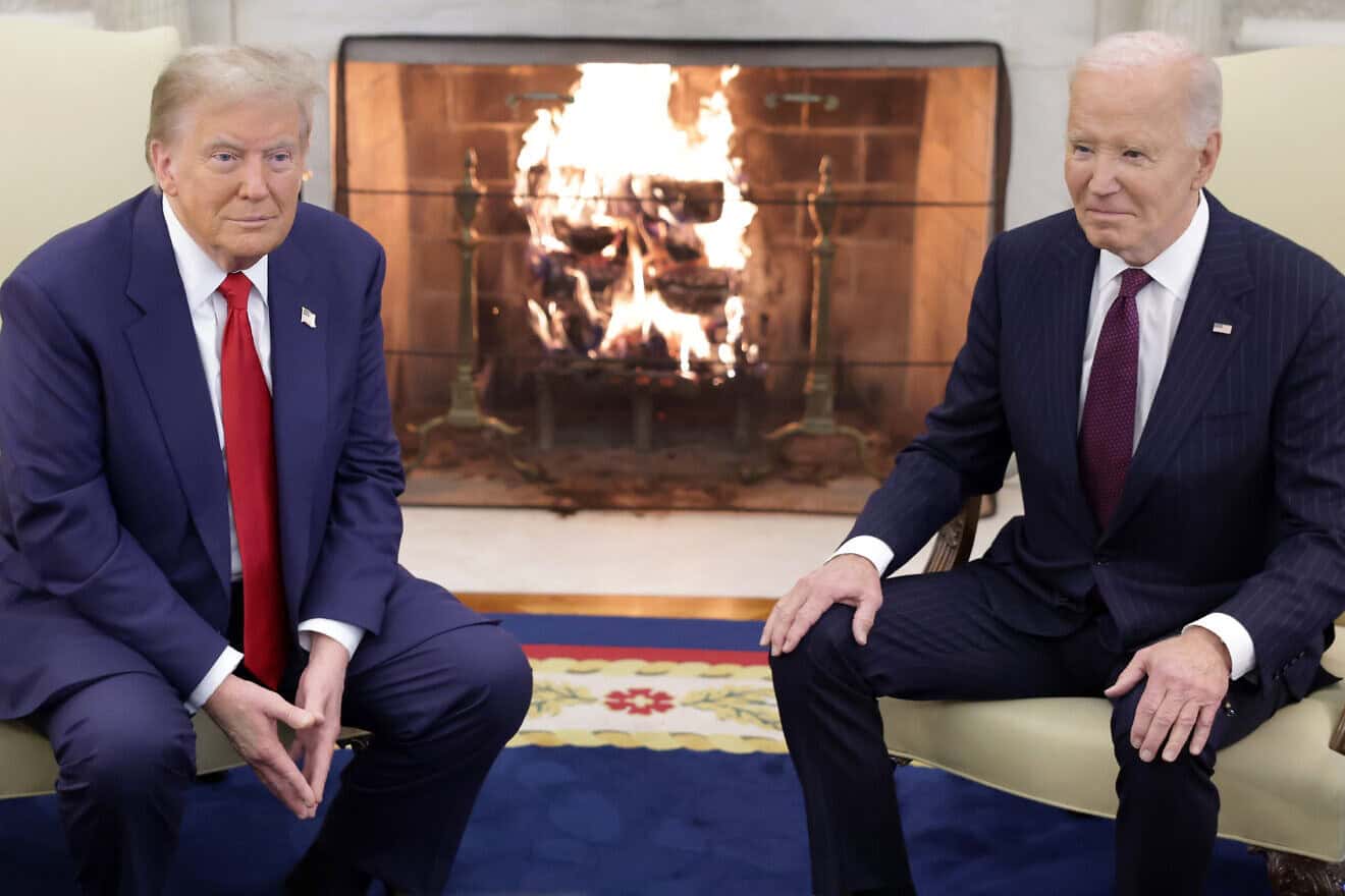 U.S. President Joe Biden meets with U.S. President-elect Donald Trump in the Oval Office of the White House on Nov. 13, 2024 in Washington, D.C Photo by Alex Wong/Getty Images.
