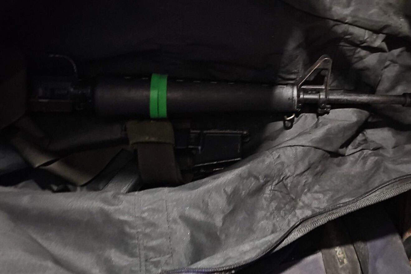 A weapon confiscated by Israeli forces during an overnight operation in Judea and Samaria, December 2024. Credit: IDF.