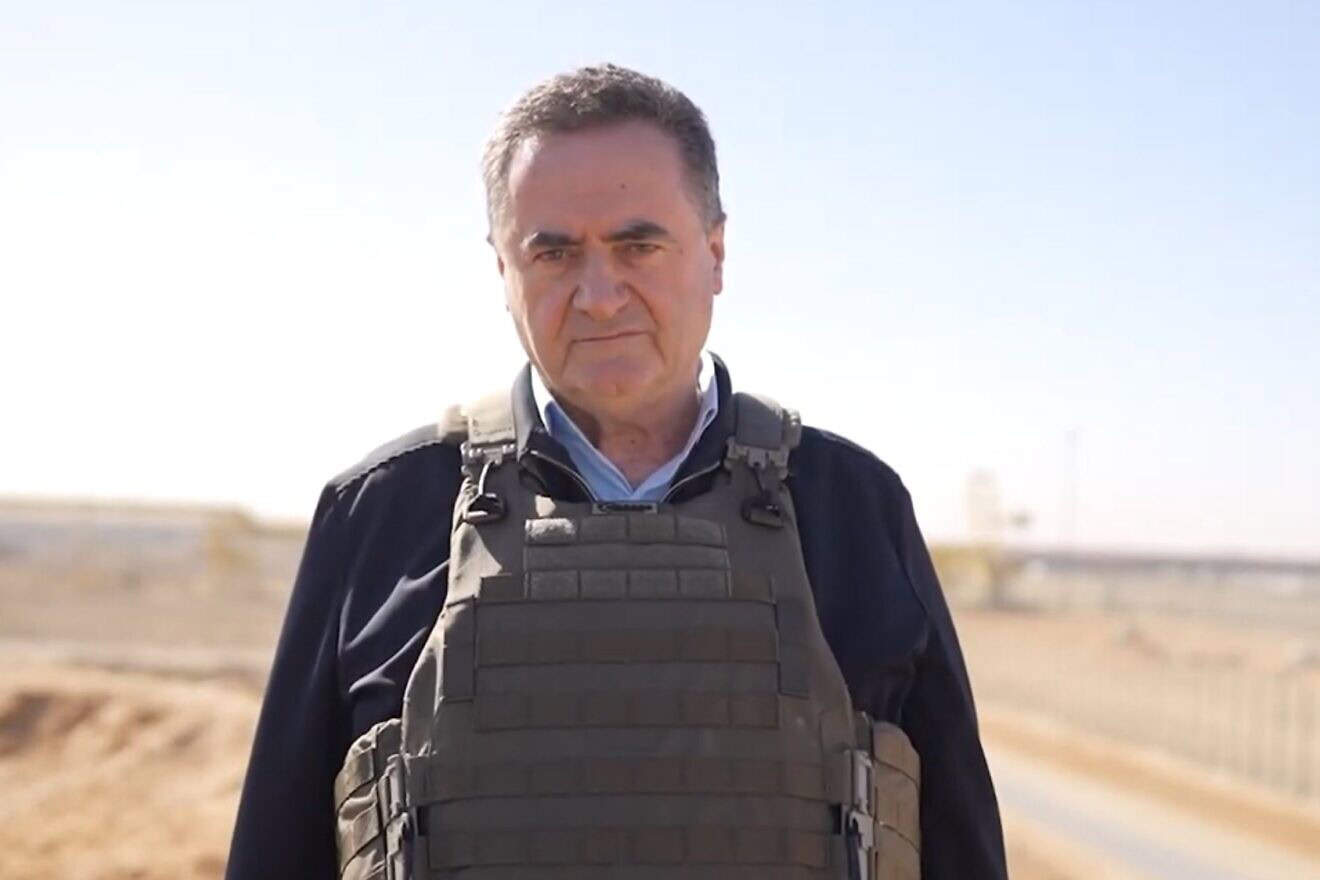 Defense Minister Israel Katz touring the Gaza Strip, Dec. 25, 2024. Credit: GPO.