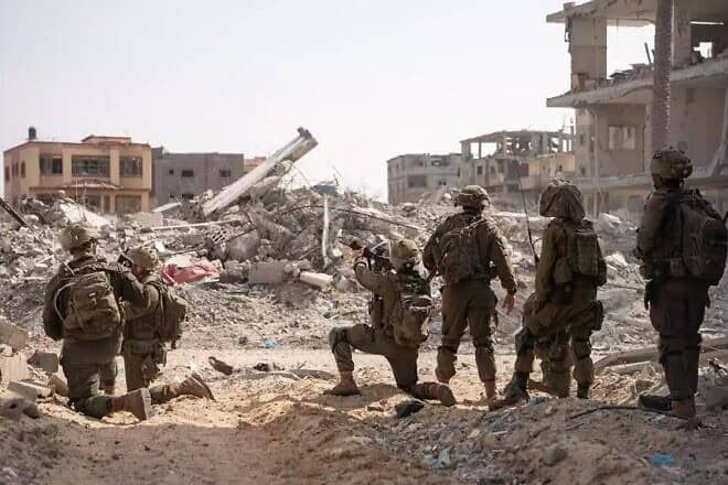 Israeli forces in the Gaza Strip. Credit: IDF Spokesperson's Unit.