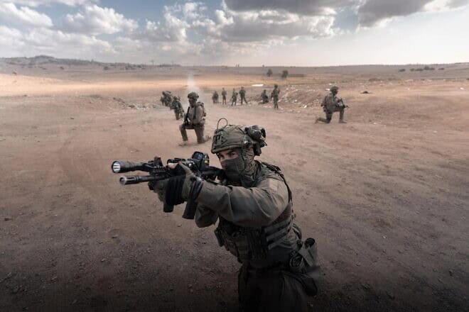Pereh Unit fighters train on the Golan Heights. Credit: IDF.