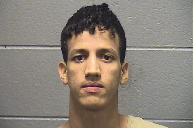 Booking photo for Sidi Mohamed Abdallahi, 22, from Nov. 22, 2024. Credit: Cook County Sheriff’s Office.