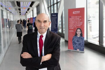 Elliott Abrams, chairman of the Tikvah Fund, at Tikvah's Jewish Leadership Conference in New York City on Dec. 8, 2024. Photo by Sean T. Smith/Simon Luethi via Tikvah Fund.