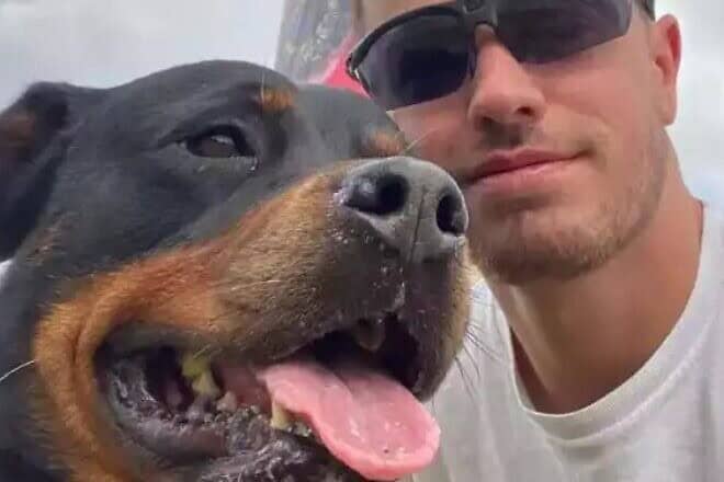 Tal Scherzer and Chiquita. Credit: Courtesy.