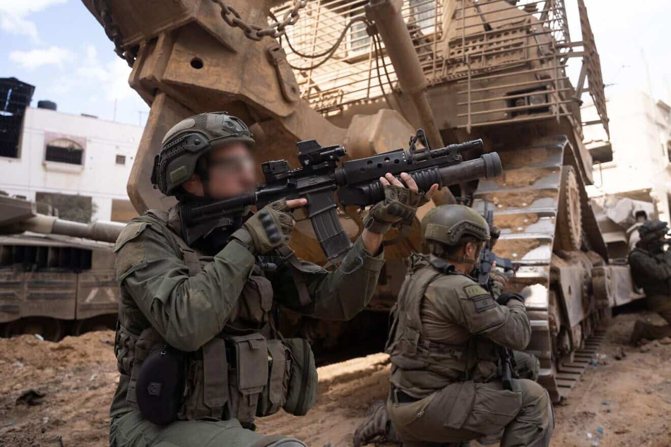 Soldiers from the IDF's 99th Division during operational activities in the central Gaza Strip in an undated photo from November or December, 2024. Credit: IDF.