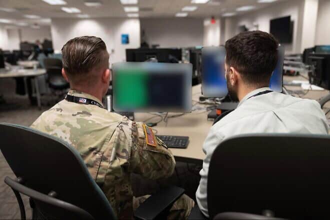 The "Cyberdome IX" exercise, which took place over two weeks in the United States, December 2024. Credit: IDF.