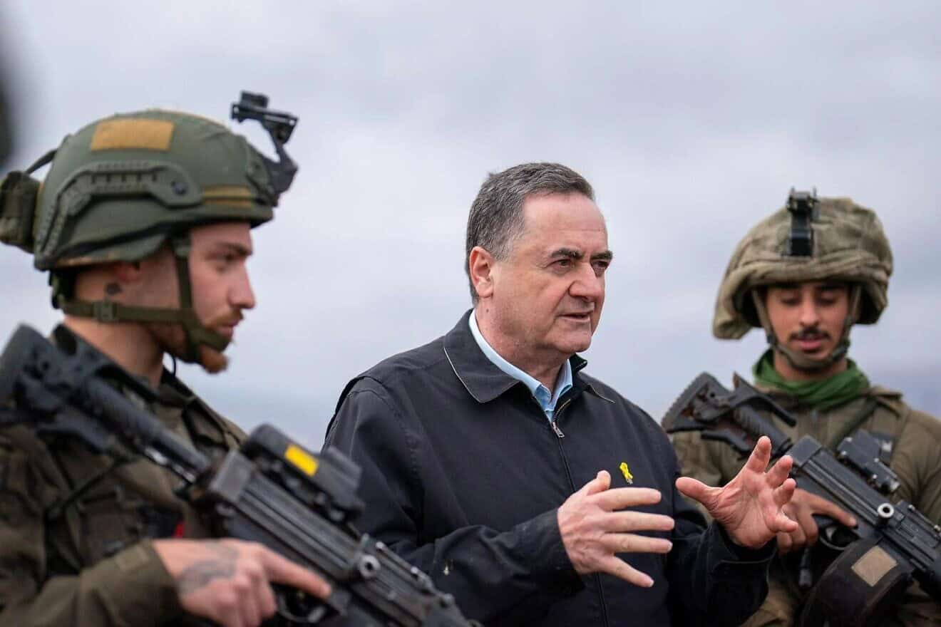 Defense Minister Israel Katz visits an IDF post in Southern Lebanon, Dec. 22, 2024. Photo by Ariel Hermoni/Ministry of Defense.