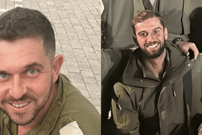 Slain Israel Defense Forces soldiers Maj. (res.) Moshiko Maxim Rozenwald and Sgt. Maj. (res.) Alexander Anosov. Credit: IDF.