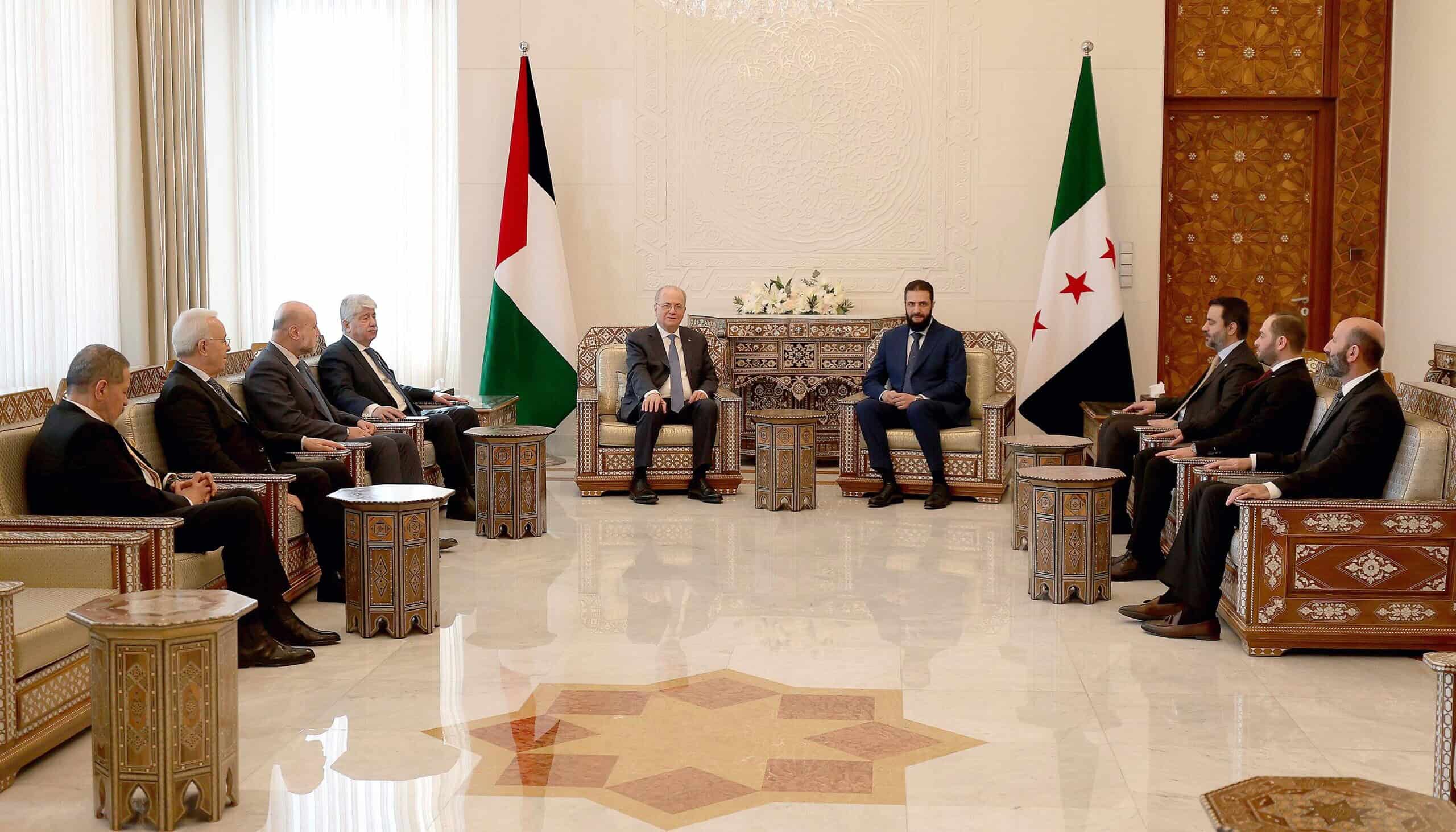 PA prime minister meets Syrian leader al-Sharaa in Damascus - JNS.org