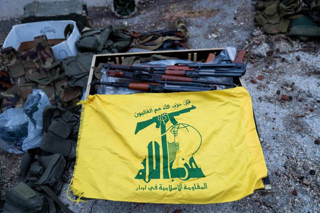 Hezbollah weapons seized during Israeli military operations in the Saluki area of Southern Lebanon, December 2024. Credit: IDF.